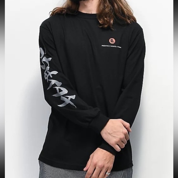 Primitive x Naruto Crows Black Long Sleeve T-Shirt - Picture 6 of 7